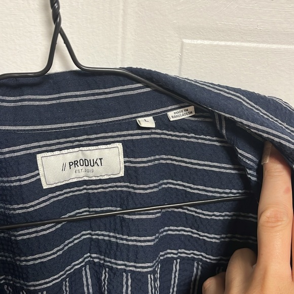 Short sleeve button up set with a short - Picture 3 of 9